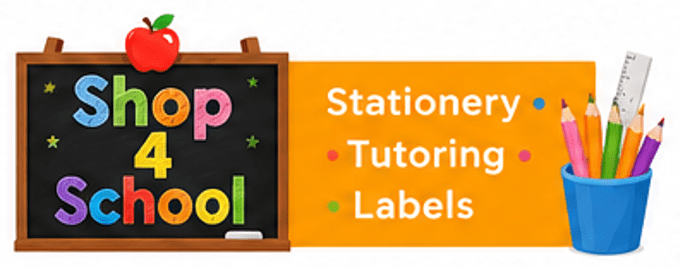 Shop 4 School Logo - Horizontal